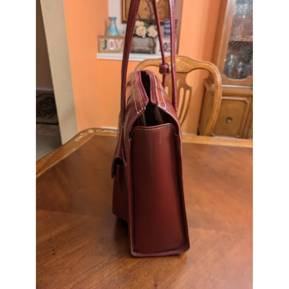 Deep Red Leather MCKLEIN Laptop 17
